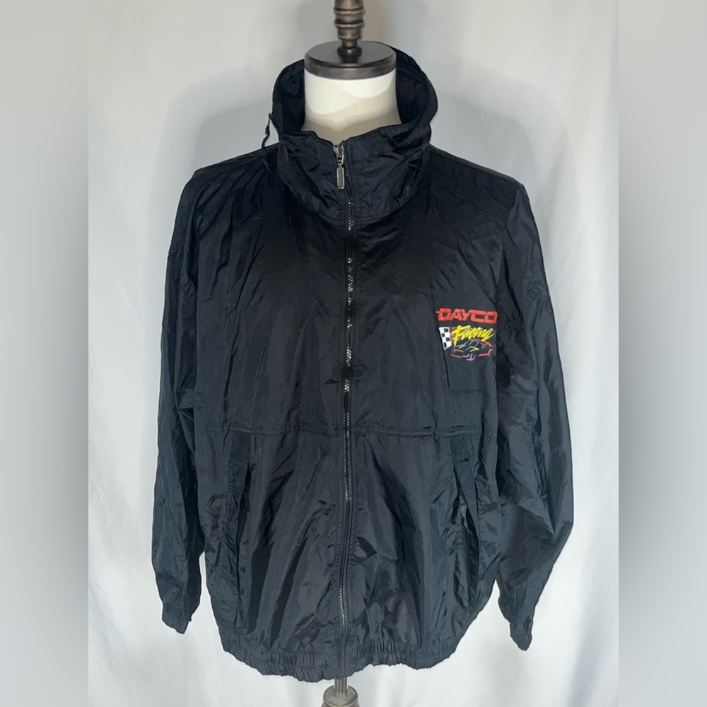 Swingster Full Zip Dayco Racing Vintage Windbreaker Jacket w/Hood & Back Vent